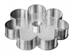 Art.1023-A Tortiera fiore c.buco